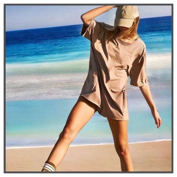 Free People Movement Hot Shot Tee Romper - Picture 11 of 12